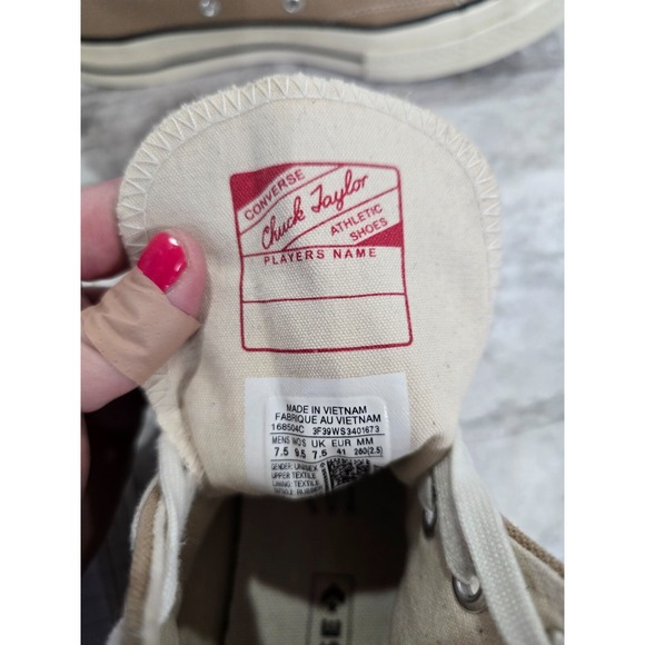 Converse Chuck 70 High Top Sneakers Vintage Cargo/Egret/Black 7.5 Men, 9.5 Women - Picture 7 of 10